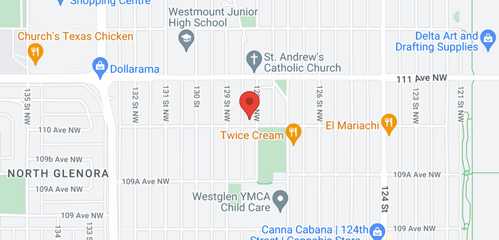 map of 11004 128 ST NW NW